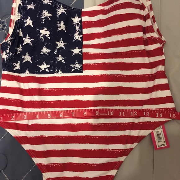 Flag Design Swimsuit - Picture 7 of 8
